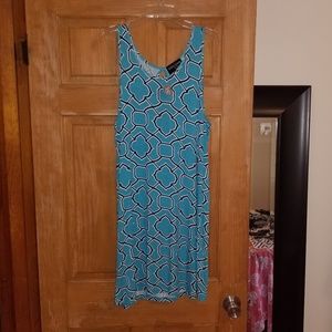 Turquoise Tank Dress